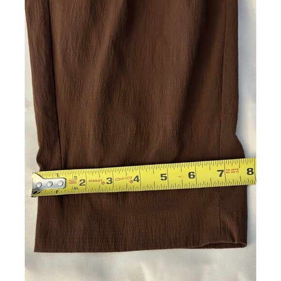 ATHLETA Trekkie Mid Rise Legacy Joggers Women 24 Cognac Brown Hiking Athleisure - Picture 14 of 15